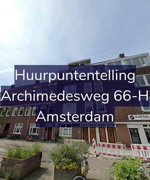 Foto gevel Huurpuntentelling voor Archimedesweg 66-H, Amsterdam