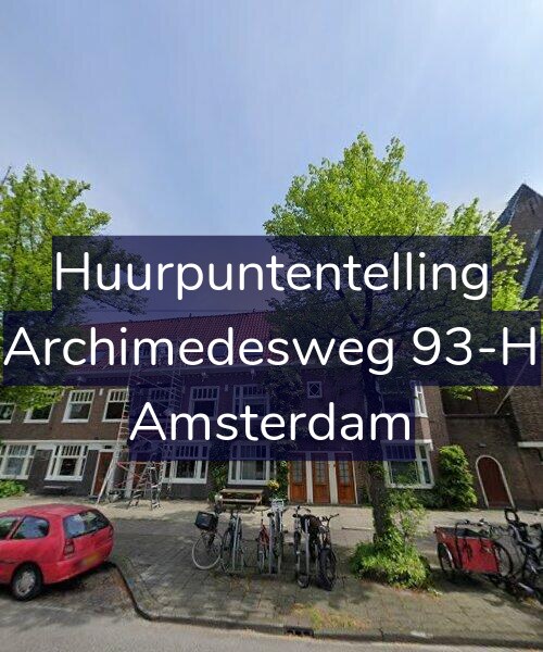 Foto gevel Huurpuntentelling voor Archimedesweg 93-H, Amsterdam
