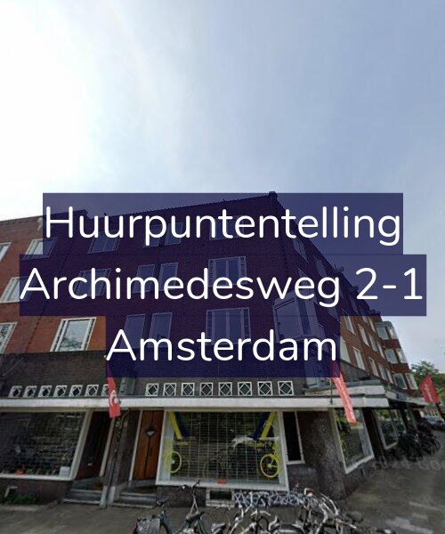 Foto gevel Huurpuntentelling voor Archimedesweg 2-1, Amsterdam