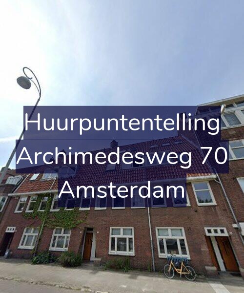 Foto gevel Huurpuntentelling voor Archimedesweg 70, Amsterdam