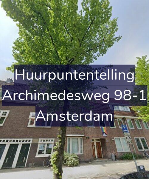 Foto gevel Huurpuntentelling voor Archimedesweg 98-1, Amsterdam