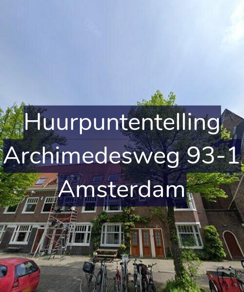 Foto gevel Huurpuntentelling voor Archimedesweg 93-1, Amsterdam