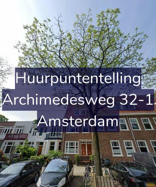 Foto gevel Huurpuntentelling voor Archimedesweg 32-1, Amsterdam