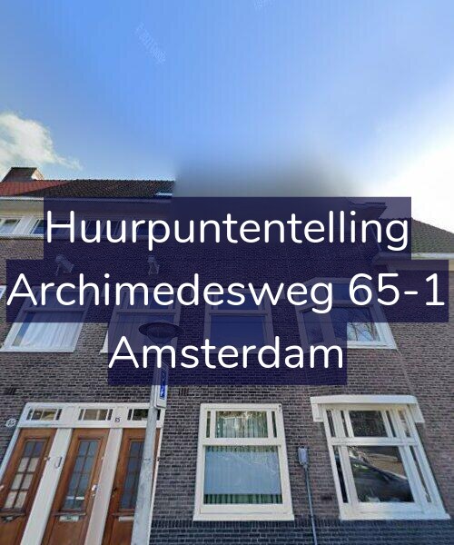 Foto gevel Huurpuntentelling voor Archimedesweg 65-1, Amsterdam