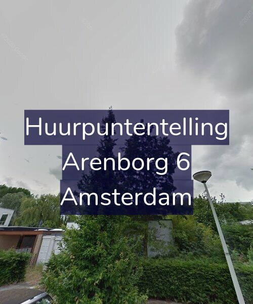 Foto gevel Huurpuntentelling voor Arenborg 6, Amsterdam