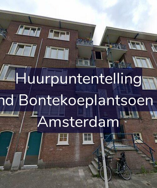 Foto gevel Huurpuntentelling voor Arend Bontekoeplantsoen 6-H, Amsterdam