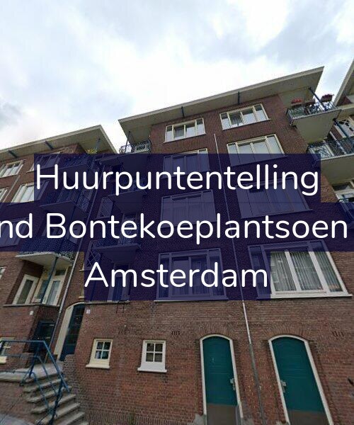 Foto gevel Huurpuntentelling voor Arend Bontekoeplantsoen 5-1, Amsterdam