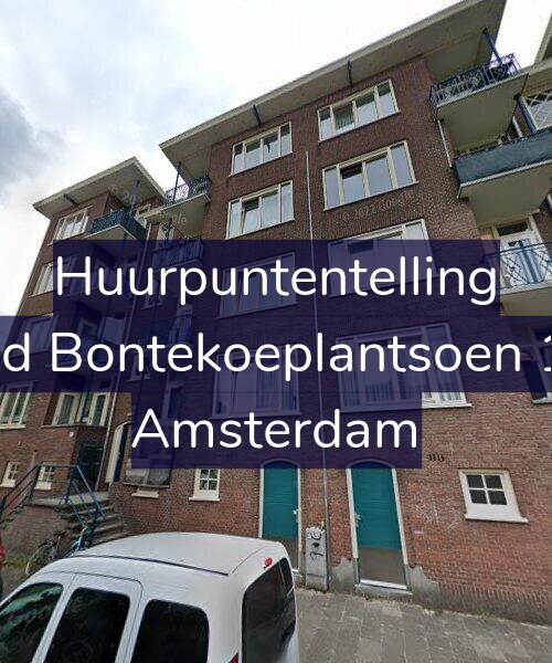 Foto gevel Huurpuntentelling voor Arend Bontekoeplantsoen 11-H, Amsterdam