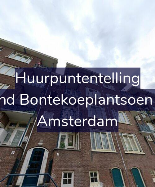 Foto gevel Huurpuntentelling voor Arend Bontekoeplantsoen 7-2, Amsterdam