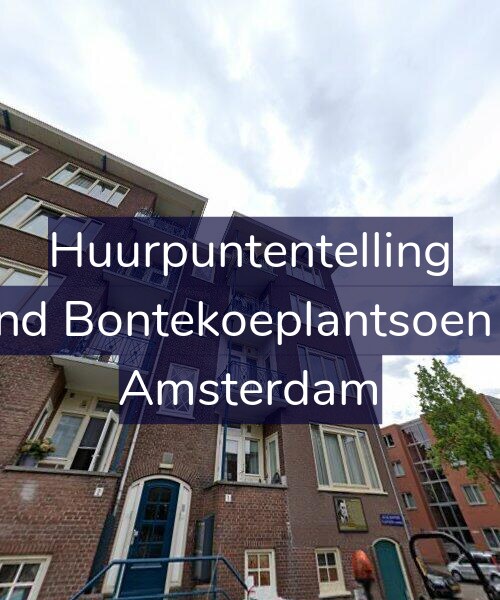 Foto gevel Huurpuntentelling voor Arend Bontekoeplantsoen 1-3, Amsterdam