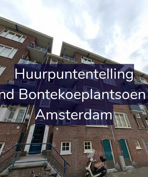 Foto gevel Huurpuntentelling voor Arend Bontekoeplantsoen 7-1, Amsterdam