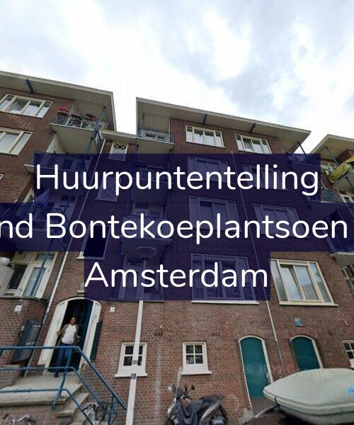 Foto gevel Huurpuntentelling voor Arend Bontekoeplantsoen 3-1, Amsterdam