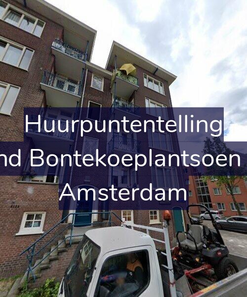 Foto gevel Huurpuntentelling voor Arend Bontekoeplantsoen 1-H, Amsterdam