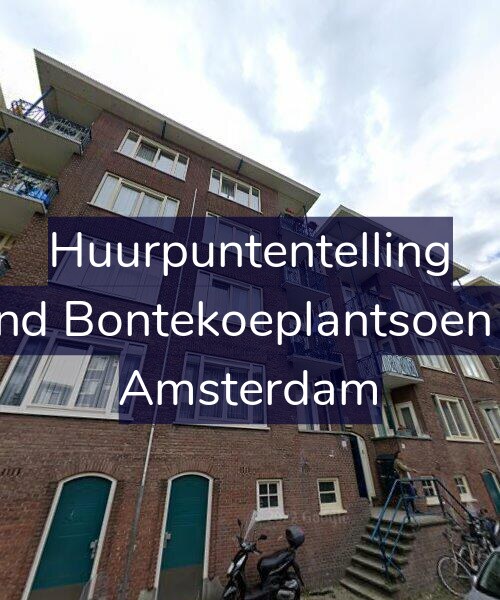 Foto gevel Huurpuntentelling voor Arend Bontekoeplantsoen 4-1, Amsterdam