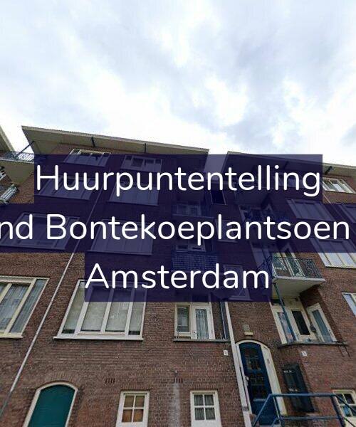 Foto gevel Huurpuntentelling voor Arend Bontekoeplantsoen 6-2, Amsterdam