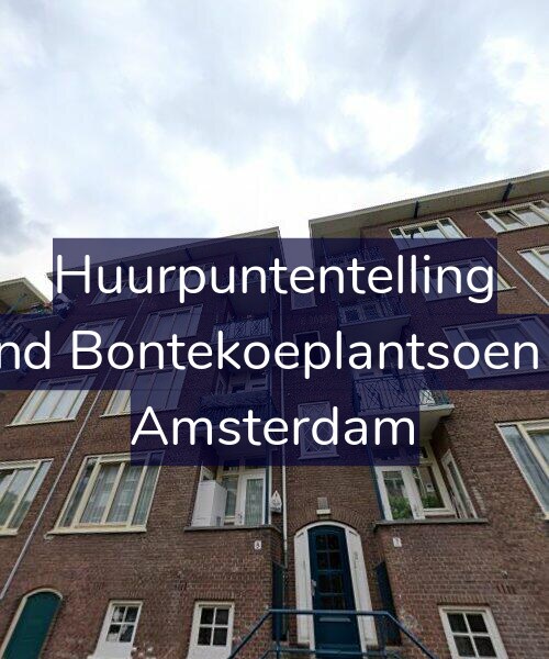 Foto gevel Huurpuntentelling voor Arend Bontekoeplantsoen 8-3, Amsterdam