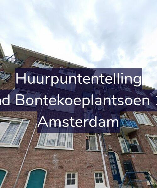 Foto gevel Huurpuntentelling voor Arend Bontekoeplantsoen 10-3, Amsterdam