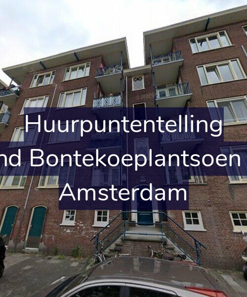 Foto gevel Huurpuntentelling voor Arend Bontekoeplantsoen 8-H, Amsterdam
