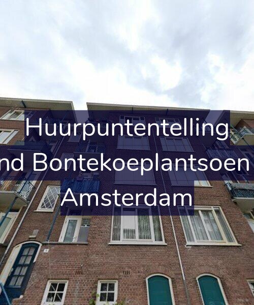 Foto gevel Huurpuntentelling voor Arend Bontekoeplantsoen 9-3, Amsterdam