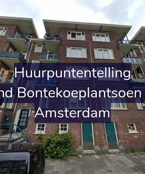 Foto gevel Huurpuntentelling voor Arend Bontekoeplantsoen 9-H, Amsterdam