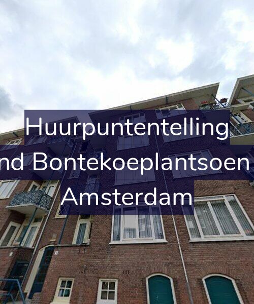 Foto gevel Huurpuntentelling voor Arend Bontekoeplantsoen 5-3, Amsterdam