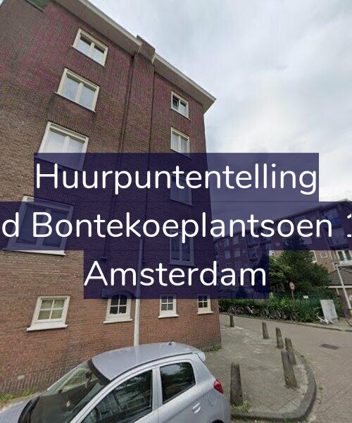 Foto gevel Huurpuntentelling voor Arend Bontekoeplantsoen 12-H, Amsterdam