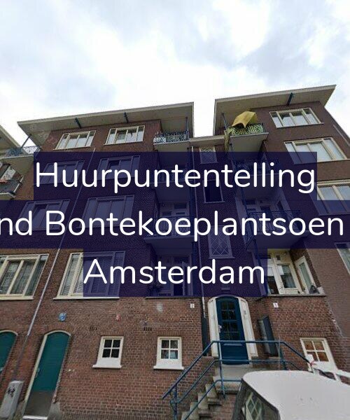 Foto gevel Huurpuntentelling voor Arend Bontekoeplantsoen 2-1, Amsterdam