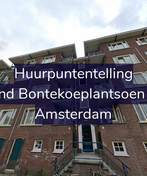 Foto gevel Huurpuntentelling voor Arend Bontekoeplantsoen 8-1, Amsterdam
