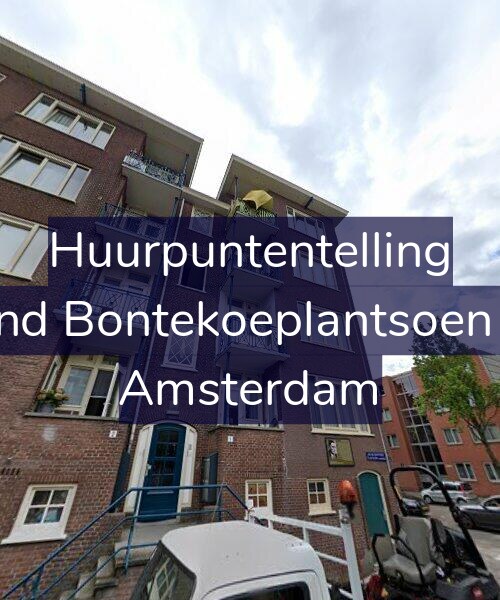 Foto gevel Huurpuntentelling voor Arend Bontekoeplantsoen 1-1, Amsterdam
