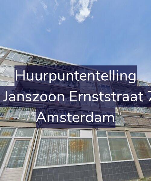 Foto gevel Huurpuntentelling voor Arent Janszoon Ernststraat 727-F, Amsterdam