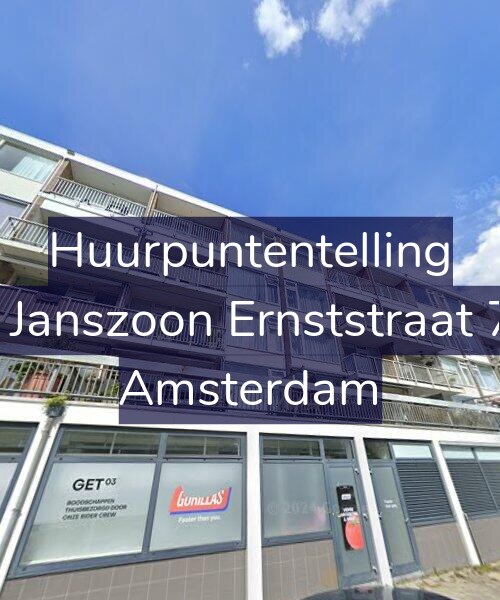 Foto gevel Huurpuntentelling voor Arent Janszoon Ernststraat 795-K, Amsterdam