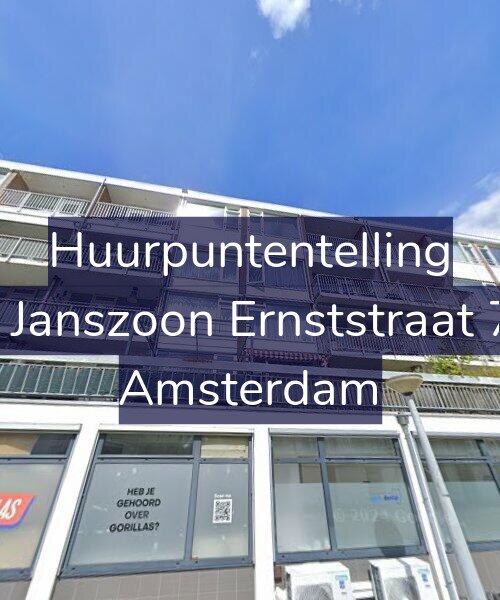 Foto gevel Huurpuntentelling voor Arent Janszoon Ernststraat 795-F, Amsterdam