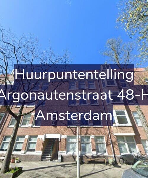 Foto gevel Huurpuntentelling voor Argonautenstraat 48-H, Amsterdam