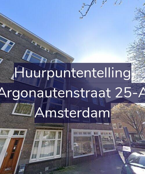 Foto gevel Huurpuntentelling voor Argonautenstraat 25-A, Amsterdam