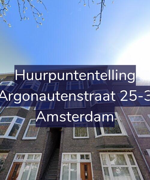 Foto gevel Huurpuntentelling voor Argonautenstraat 25-3, Amsterdam