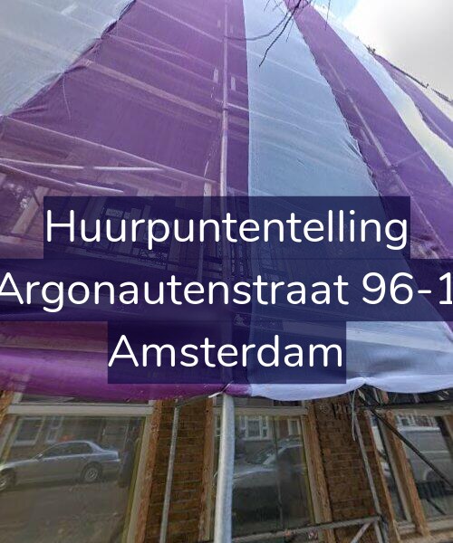 Foto gevel Huurpuntentelling voor Argonautenstraat 96-1, Amsterdam