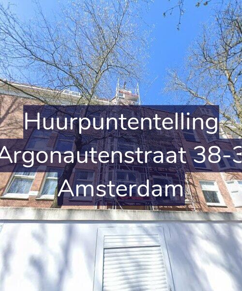 Foto gevel Huurpuntentelling voor Argonautenstraat 38-3, Amsterdam