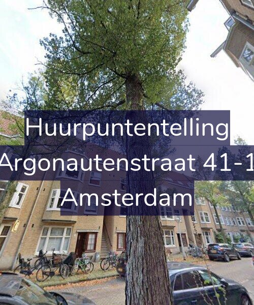 Foto gevel Huurpuntentelling voor Argonautenstraat 41-1, Amsterdam