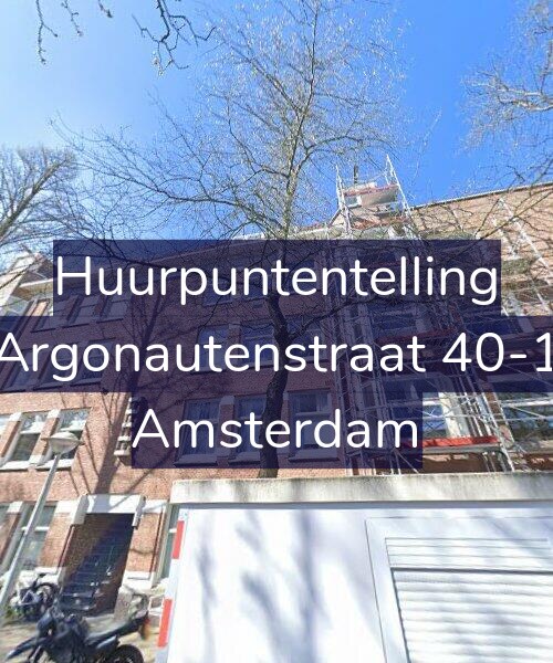 Foto gevel Huurpuntentelling voor Argonautenstraat 40-1, Amsterdam