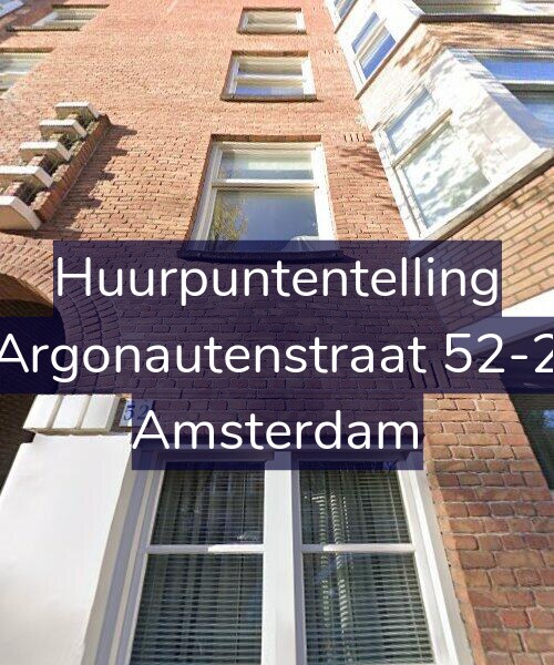 Foto gevel Huurpuntentelling voor Argonautenstraat 52-2, Amsterdam