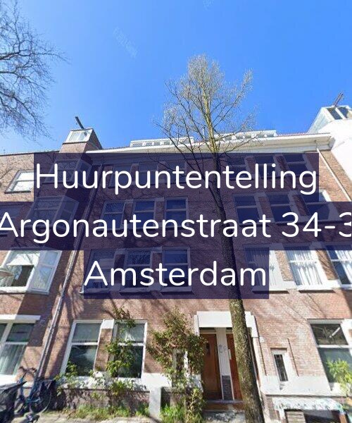 Foto gevel Huurpuntentelling voor Argonautenstraat 34-3, Amsterdam