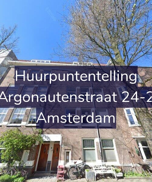 Foto gevel Huurpuntentelling voor Argonautenstraat 24-2, Amsterdam