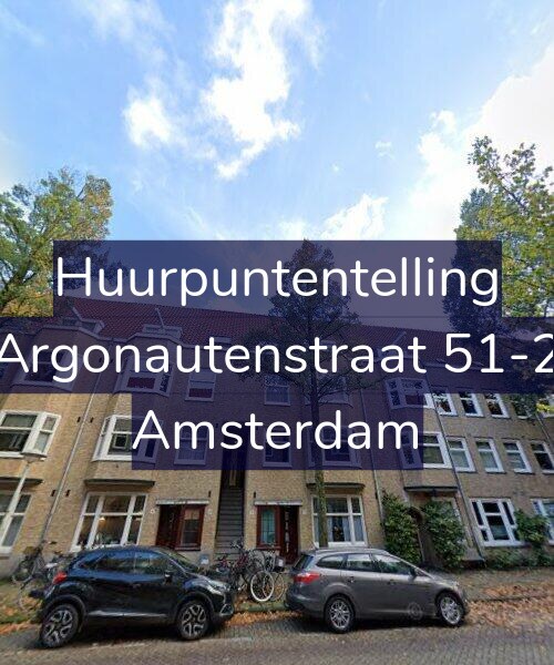 Foto gevel Huurpuntentelling voor Argonautenstraat 51-2, Amsterdam