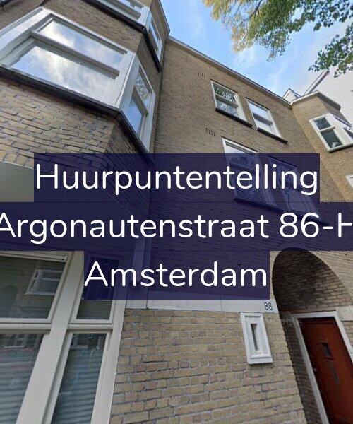 Foto gevel Huurpuntentelling voor Argonautenstraat 86-H, Amsterdam