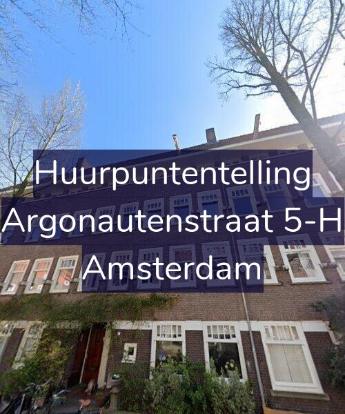 Foto gevel Huurpuntentelling voor Argonautenstraat 5-H, Amsterdam