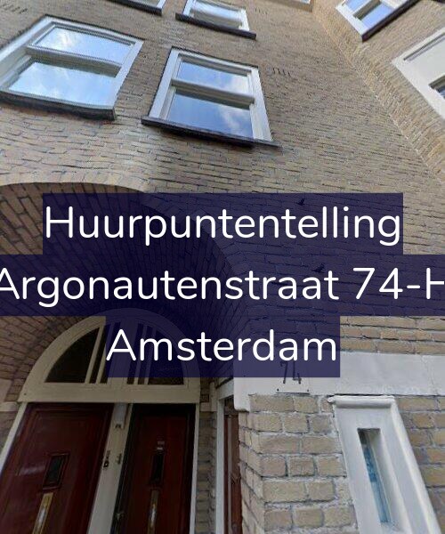 Foto gevel Huurpuntentelling voor Argonautenstraat 74-H, Amsterdam