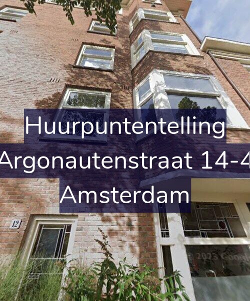 Foto gevel Huurpuntentelling voor Argonautenstraat 14-4, Amsterdam