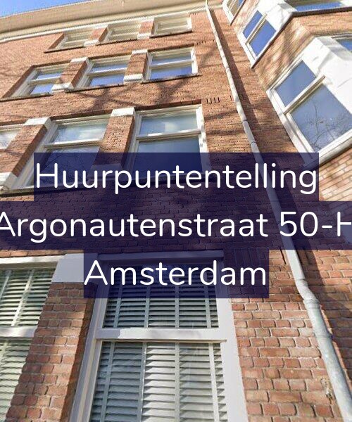 Foto gevel Huurpuntentelling voor Argonautenstraat 50-H, Amsterdam