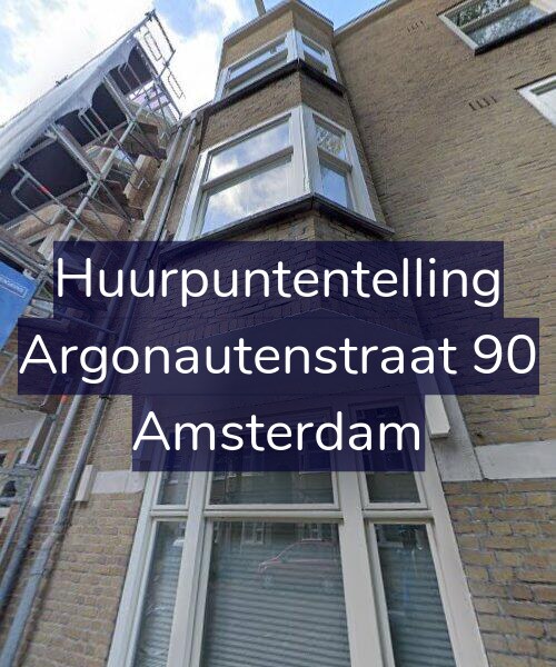 Foto gevel Huurpuntentelling voor Argonautenstraat 90, Amsterdam