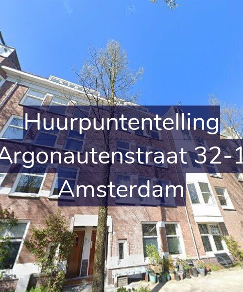 Foto gevel Huurpuntentelling voor Argonautenstraat 32-1, Amsterdam